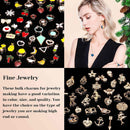 Acejoz 200Pcs Enamel Charms for Jewelry Making, Assorted Wholesale Mixed Bulk Metal Earring Bangle Charms for DIY… — 3