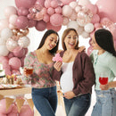 Amandir 173Pcs Dusty Rose Pink Nude Balloon Garland Arch Kit | Dusty Pink — 5