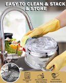 Cook N Home Kitchen Cookware Sets, 12-Piece Basic Stainless Steel Pots and Pans, Silver — 8