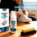 Shoe Cleaner kit, Sneaker Foam Cleaner Kit with Shoe Brush, Water-Free Foam Sneaker Cleaner, Suede Shoe Cleaner for Suede, Leather, Knit, White, Fabric, Nylon Mesh, PU — 2