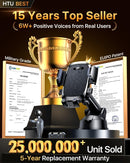 【Upgraded Strongest Suction & Pro Military-Grade Certs 】Ultimate Car Phone Mount【360°Rotatable Suction】Cell Phone Holders Truck Stand for Dashboard Windshield Vent for iPhone 17 Pro Max Samsung,Black photo 5