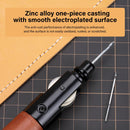 WUTA Repair Stitch Kit Leathercraft Stitch Awl Tool with 5 Pcs Small Chrome-Plated Needle, for Leather, Belt, Canvas, Fabric, Bag Repair Professional Stitcher Leather Craft Tool | Basic (Stitch Awl Kit+3 Colors Wax Thread) — 5