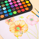Artecho 48 Colors Watercolor Paint Set, 10 Brushes | 48 colors with paper pad — 5