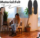 5 Pairs Wool Felt Insoles Winter Boots Insole Warm Breathable Cushion Inserts for Men and Women Size 40 — 7