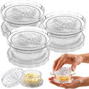 3 Pack Transparent Garlic Press, Manual Garlic Crusher and Mincer—Plastic Garlic Grinder and Chopper, rotary chopper… — 1