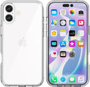 TENOC Phone Case Compatible with iPhone 16, Clear Case Shockproof Protective Bumper Slim Cover for 6.1 Inch — 1
