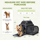 Lekereise Top and Side Expandable Pet Carrier 18x11x11Inch Delta American…