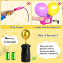 IDAODAN Electric Balloon Pump, Portable Electric Balloon Blower Machine Inflator Air Pump for Party Decorations | Black — 6