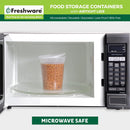 Freshware Food Storage Containers [24 Set] 32 oz Plastic Deli Containers with…