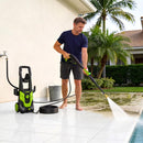 Pressure Washer, Portable Power Washer, 4 Quick Connect Nozzles, High Pressure Cleaning Machine for Car Fence Driveway Patio Washing and More(Light Green) — 8
