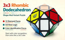 SUN-WAY 3×3 Rhombic Face Diamond Speed Cube 3×3 Dodecahedron Skewb Magic Cube Six Axis and Twelve Edges Puzzle Cube — 2