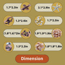 8 Pieces Wooden and Metal Brain Teaser Puzzles Box — 3