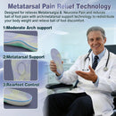 Metatarsal Arch Support Insoles for Men & Women - Comfortable Ball of Foot Pain & Neuroma Pain Relief - Full Size Orthotic Gel Inserts & Air Cushion - No Trimming Needed, Size 11 Men/13 Women 2