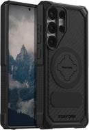 ROKFORM Rugged Protective Case Compatible with Galaxy S25 Ultra, Magnetic Cover with Twist Lock, Drop-Tested Armor (Black) — 1