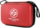 VRIEXSD Premium 320-Piece First Aid Kit, Waterproof EVA Hard Shell Case,Red — 1