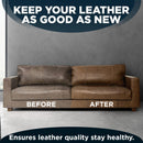 FORTIVO Leather Mink Oil, Color Restorer, Scratch Remover, Couch Paint and Leather Repair Kit for Couches - Transparent — 5