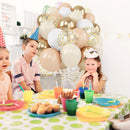 Zesliwy Gold White Sand Confetti Balloons, 50pcs 12in, Latex, Party Decor | Beige Gold — 6