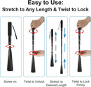 TriPro Telescopic Metal Shoe Horn | 15"–37" — 5