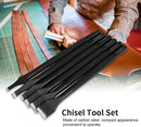 6-Piece Metal Leather Punch Set, Straight Slot DIY Craft Hand Tool with 3mm to 12mm Punchers — 4