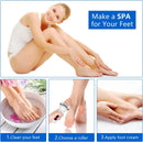 Electric Foot Callus Remover Kit, Elmchee Rechargeable Callous removers 3 Grinding Heads Waterproof Foot Scrubber File, Professional Pedicure Tools kit Feet Care for Dead, Cracked Dry Skin - White — 7