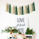 ANSOMO Sage Green Happy Birthday Party Decorations Retro Green Nude Ivory Dark Olive Kraft Paper Banner Balloons Neutral Rustic Boho Blush Safari Botanical Greenery Wild Décor Supplies Women Adults — 7