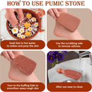 BEAUTICONE 100% Natural Terracotta Pumice Stone for Feet - Durable Callus Remover for Cracked Heels & Dead Skin - Dual Sided Foot Scrubber Pedicure Tool for Foot Care, Foot Exfoliator - Terra Glow — 5