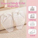Transparent Gel Toe Post Forefoot Pads for Flip Flops, 3 Pairs 3