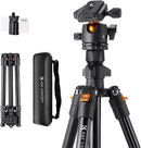K&F Concept 64 inch/163cm Lightweight Aluminum Travel Camera Tripod photo 1