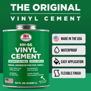 HH-66 Vinyl Cement 32 oz - Waterproof PVC & Vinyl Glue for Pools, Tarps — 2