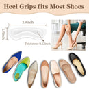 EACOZY Heel Grips, Clear Shoe Heel Inserts, Heel Cushion Pads for Women Men Loose Shoes, 5 Pairs — 5