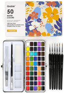 Grabie 50 Color Watercolor Paint Set with Brush Pens | 50 Colors — 1
