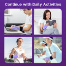 Wrist Ice Pack Wrap for Carpal Tunnel, Gel Ice Packs for Injuries Reusable - Purple — 4