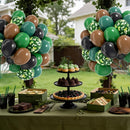 12inch Camo Balloons with Dark Green Brown and Black Balloon | Brown Green — 7