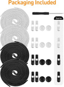 AMLY | 4 Pairs of Elastic No Tie Shoelaces — 4