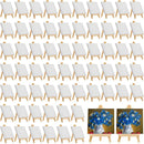 Mimorou 150 Pack Mini Canvas with Easel for Painting Wood, 5 x 5 Inch — 1