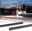 Engineer Scale Ruler, Imperial Measurements 12'' | Black-E — 3
