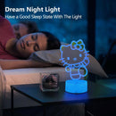 AIHYING Cat Night Light Cute Night Light - Anime Charater 16 Color Change Decor Kitty Lamp with Remote, Dim,… — 8