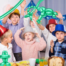 LXZFCRG Metallic Green 260 Long Balloons 100pcs Shiny Chrome Green Latex Twisting Balloon for Balloon Animals, Magic Balloons for Birthdays Wedding Party Decorations — 5