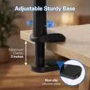 MAGIPEA Gooseneck Phone Holder for Bed, 30in Flexible Overhead Cell Phone Mount for Desk, Hands-Free Viewing Clamp Stand Compatible with iPhone 17 16 15 Pro Max and 3.5-7" Devices photo 4