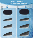 Ailaka Gel Height Increase Insoles, Shock Absorption Heel Cushion Pads, Height Lift Shoes Inserts for Men & Women - Black - Small, Heel Height: 3.5cm — 4