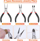 Audab Jewelry Wire Wrapping Jewelry Making Supplies Kit, Ring Sizer Measuring Tools Kit with Tools, Ring Craft… — 5