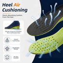Height Increase Insoles for Men and Women with Heel Air Cushion Pad - Green/Black — 5