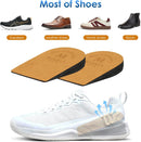 Adjustable Orthopedic Heel Lift for Leg Length Discrepancies and Heel Pain,Sports Injuries,and Achilles tendonitis,Height Increase Insoles - Brown — 5
