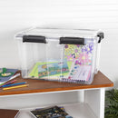 Sterilite Gasket Storage Box with Lids for Home & Office, 54 Quart, 4-Pack — 7