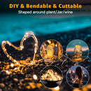 12 Pack Fairy Lights Battery Operated 7ft 20 LED Mini String Lights Twinkle Lights Silver Wire Firefly Starry Lights for Mason Jars Wedding Party Christmas Centerpiece Decor, Warm White & Cool Whtie | [12 Pack] 7 Feet 20 LED | Warm White + Cool White — 3