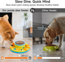 Potaroma Dog Puzzle Toy 2 Levels, Slow Feeder, Pup Food Treat Feeding Dispenser for IQ Training and Entertainment for All Breeds 4.2 Inch Height — 4