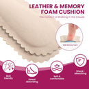 High Heel Cushion Inserts for Women - (4 Pairs) Bukihome 3/4 Invisible Insoles Prevent Feet from Sliding Forward - Shock & Sweat Absorption - Comfort Shoe Pads for High Heels Sandals Flats,Size S - Beige | Small (4 Pairs) — 3