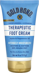 Gold Bond Medicated Foot Powder and Foot Cream, Foot Creme, 4 oz — 1