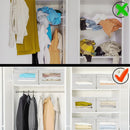 Fordonral 4 Pack Linen Storage Bins, Storage Containers for Organizing Clothing, Jeans, Toys, Books, Shelves, Closet, Wardrobe - Closet Organizers and Storage, Large Storage Boxes Baskets with Window — 3