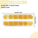 Phinus 1200P Gold Jump Rings, Jewelry Repair Kit with Jump Ring Pliers and Open Jump Rings, Assorted Sizes Jump Ring… — 4